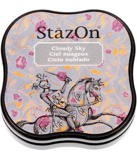 Tsukineko Stazon Midi Ink Pad - Cloudy Sky