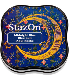 Tsukineko Stazon Midi Ink Pad -Midnight Blue