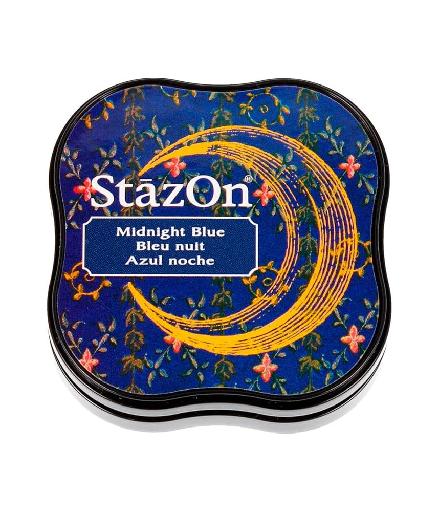 Tsukineko Stazon Midi Ink Pad -Midnight Blue