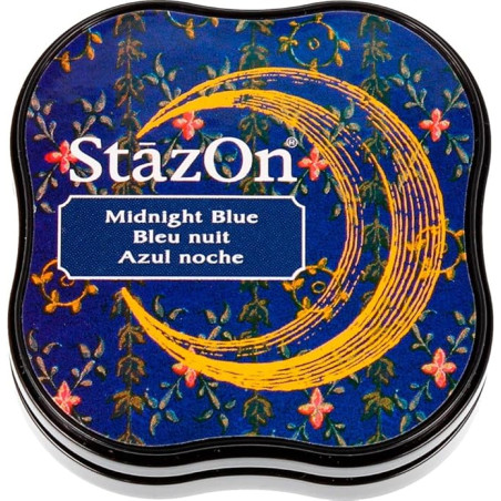 Tsukineko Stazon Midi Ink Pad -Midnight Blue