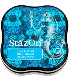 Tsukineko Stazon Midi Ink Pad - Blue Hawaii