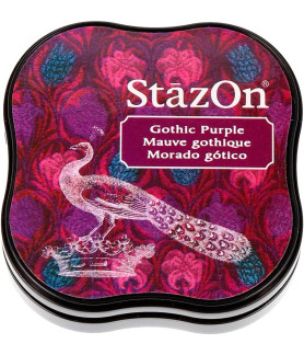 Tsukineko Stazon Midi Ink Pad - Gothic Purple