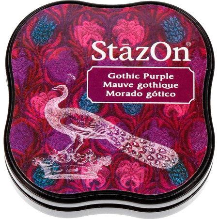 Tsukineko Stazon Midi Ink Pad - Gothic Purple
