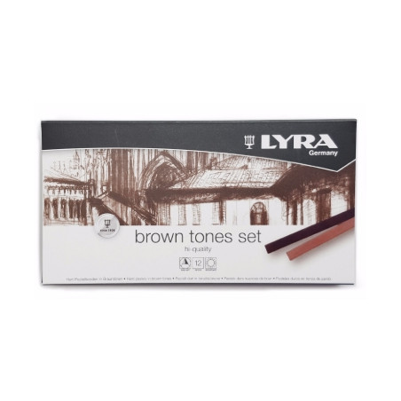 LYRA  Hard Pastel Brown Tones Set 6pc