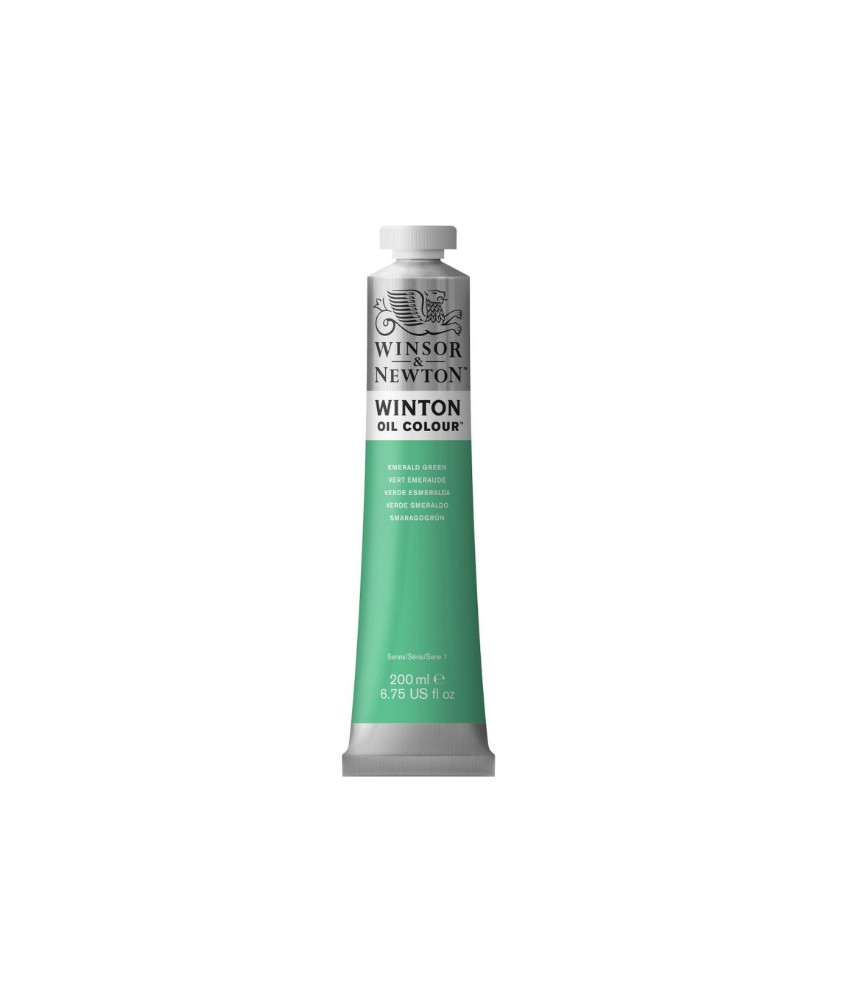 Winsor and Newton 200ml Winton Oil Colours Emerald Green