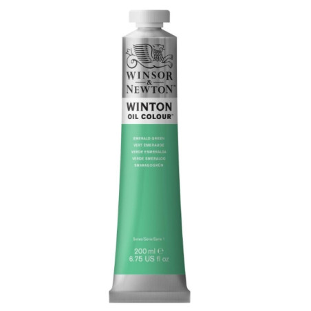 Winsor and Newton 200ml Winton Oil Colours Emerald Green
