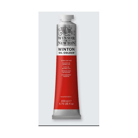 Winsor & Newton Winton Oil 200ml Vermilion Hue