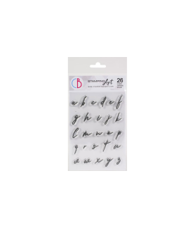 Ciao Bella Clear Stamp 4x6 Muse Lowercase Alphabet