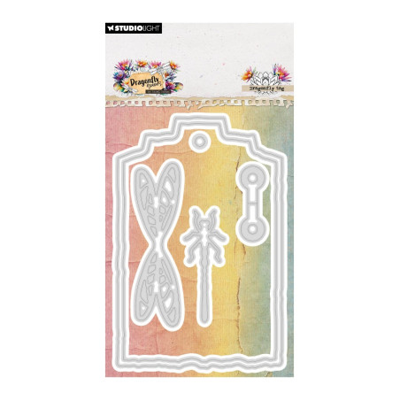 Studio Light Dragonfly Dreams Cutting Die Dragonfly tag 6 Pc