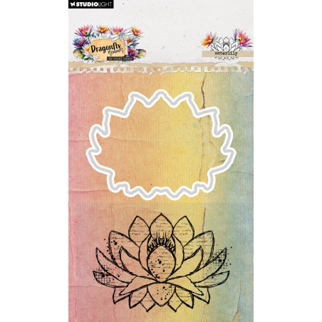 Studio Light Hazel Eaton - Dragonfly Dreams - Stamp & Cutting Die - Waterlily