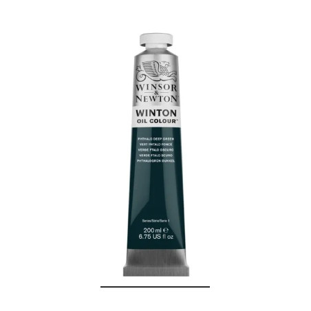 Winsor & Newton Winton Oil 200ml Phthalo Deep Green