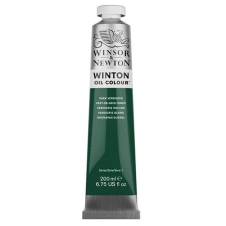 Winsor & Newton Winton Oil 200ml Dark Verdigris