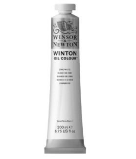 Winsor & Newton Winton Oil 200ml Zinc White