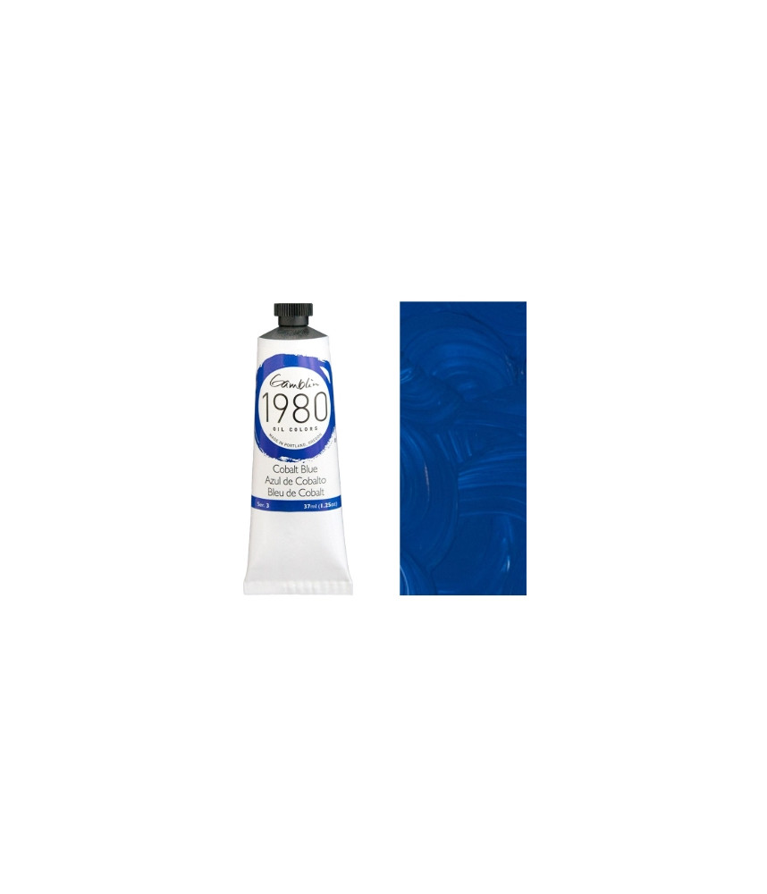 Gamblin 1980 Oil Paint Cobalt Blue 37ml