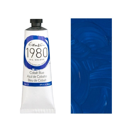 Gamblin 1980 Oil Paint Cobalt Blue 37ml