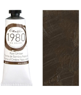 Gamblin 1980 Oil Paint Raw Umber 37ml