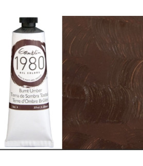 Gamblin 1980 Oil Paint Burnt Umber 37ml