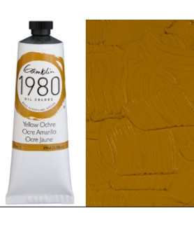 Gamblin 1980 Oil Paint Yellow Ochre Light 37ml