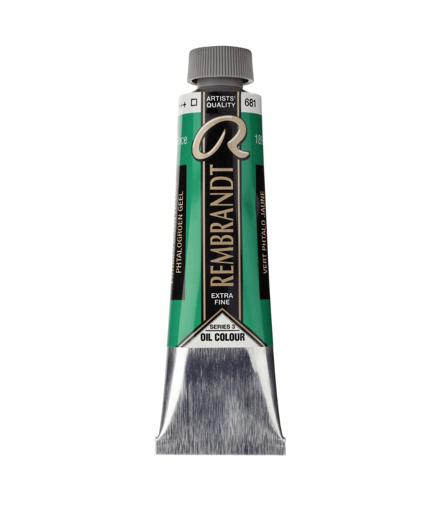 Rembrandt Oil Colour 40ml Phthalo Green Yellow 681