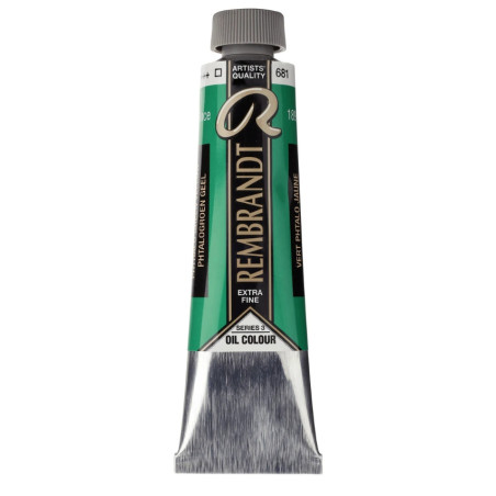 Rembrandt Oil Colour 40ml Phthalo Green Yellow 681