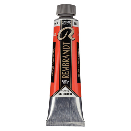 Rembrandt Oil Colour Tube 40 ml Transp Red Medium 317