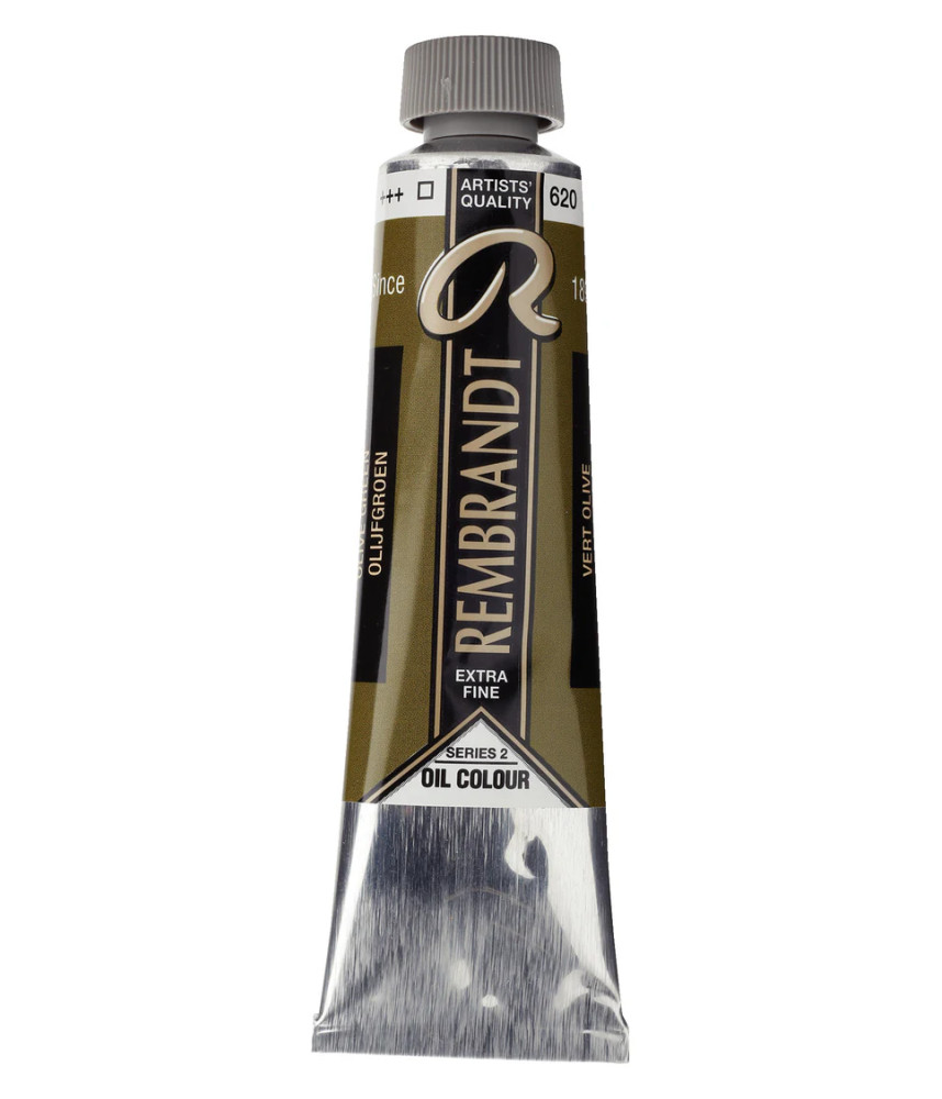 Rembrandt Oil Colour Tube 40 ml Olive Green 620