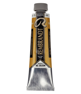 Rembrandt Oil Colour Tube 40 ml Transp Yellow Green 281