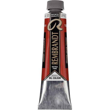 Rembrandt Oil Colour Tube 40 ml Transp Oxide Orange 273