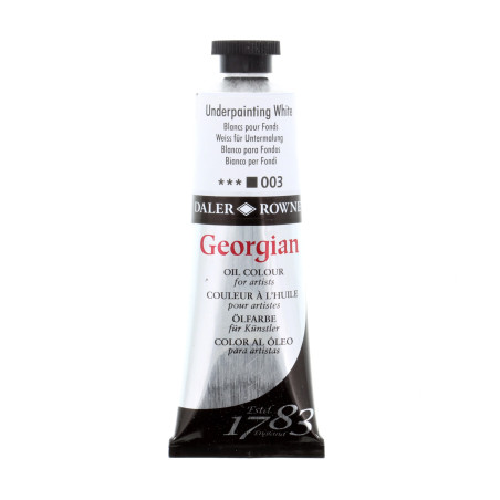 Daler Rowney Georgian Oil 38ml Underpainting White 003