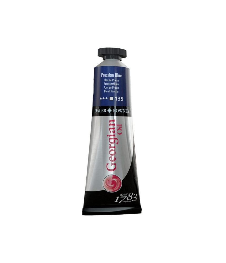 Daler-Rowney Georgian Oil Colour 38ml Prussian Blue 135