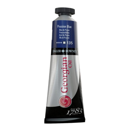Daler-Rowney Georgian Oil Colour 38ml Prussian Blue 135