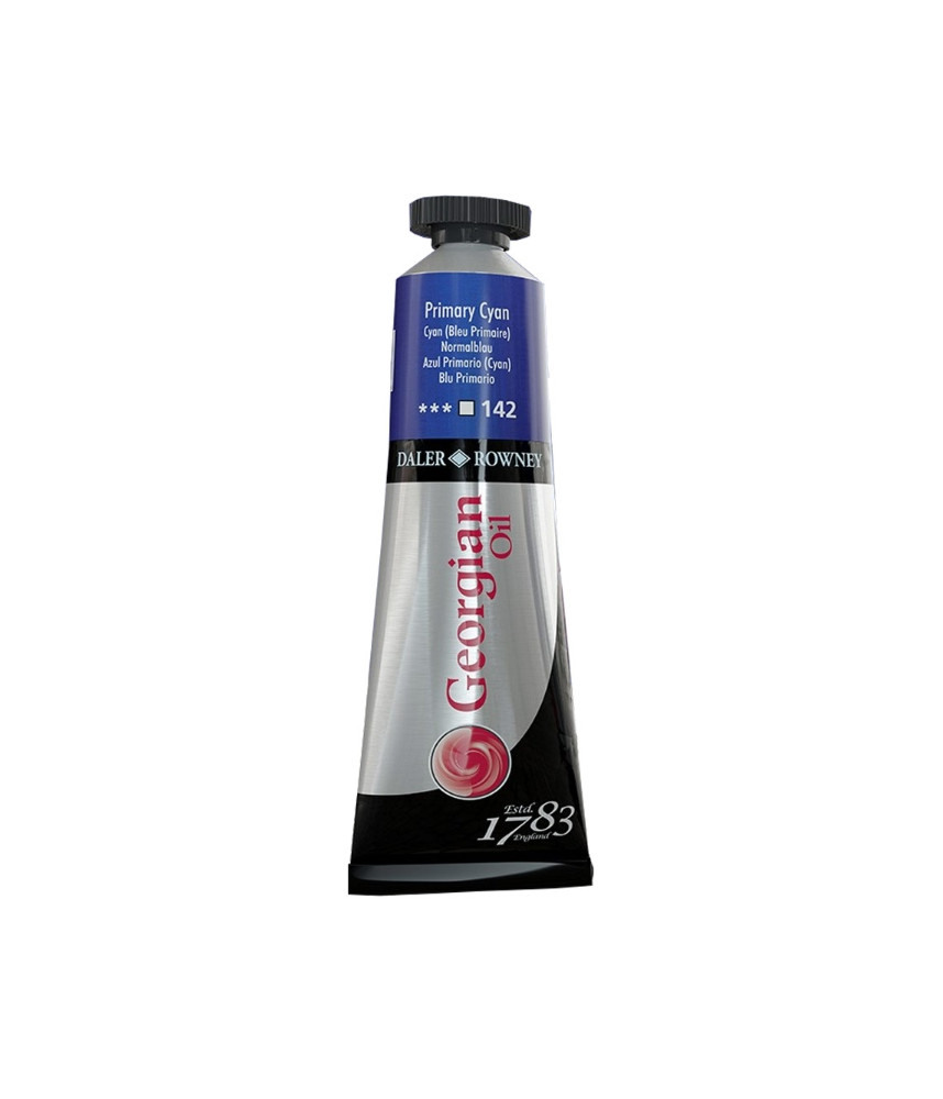 Daler-Rowney Georgian Oil Colour 38ml Primary Cyan 142