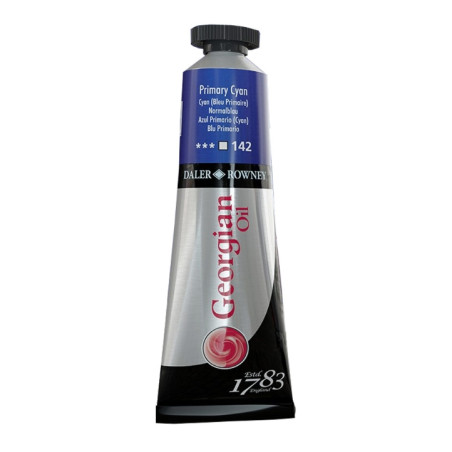 Daler-Rowney Georgian Oil Colour 38ml Primary Cyan 142