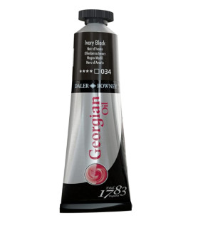 Daler-Rowney Georgian Oil Colour 38ml Ivory Black 034