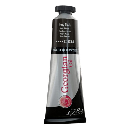 Daler-Rowney Georgian Oil Colour 38ml Ivory Black 034