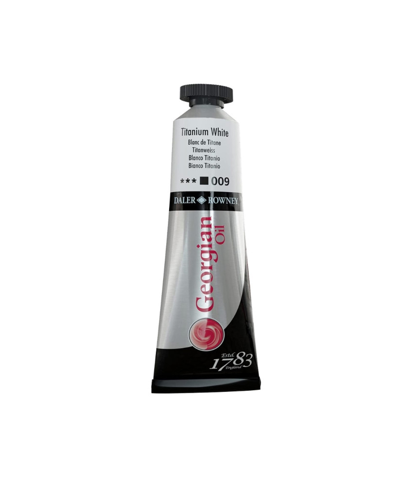 Daler-Rowney Georgian Oil Colour 38ml Titanium White 009