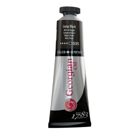 Daler-Rowney Georgian Oil Colour 38ml Lamp Black 035