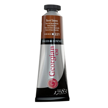 Daler-Rowney Georgian Oil 38ml Burnt Sienna 221