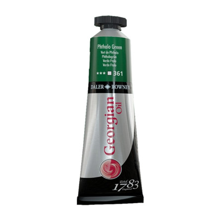 Daler-Rowney Georgian Oil Colour 38ml Phthalo Green 361