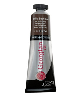 Daler-Rowney Georgian Oil Colour 38ml Vandyke Brown Hue 264