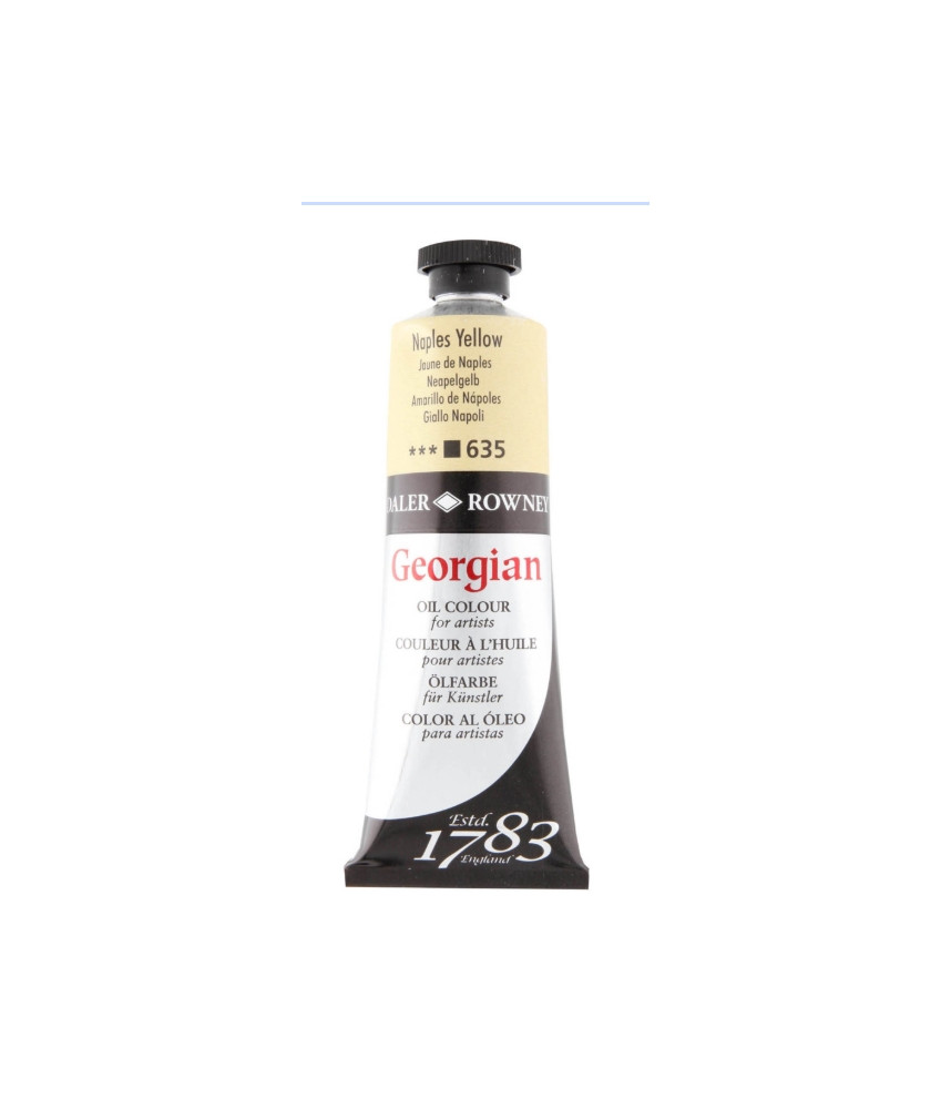 Daler-Rowney Georgian Oil Color, 75ml Naples Yellow 635