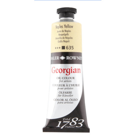 Daler-Rowney Georgian Oil Color, 75ml Naples Yellow 635