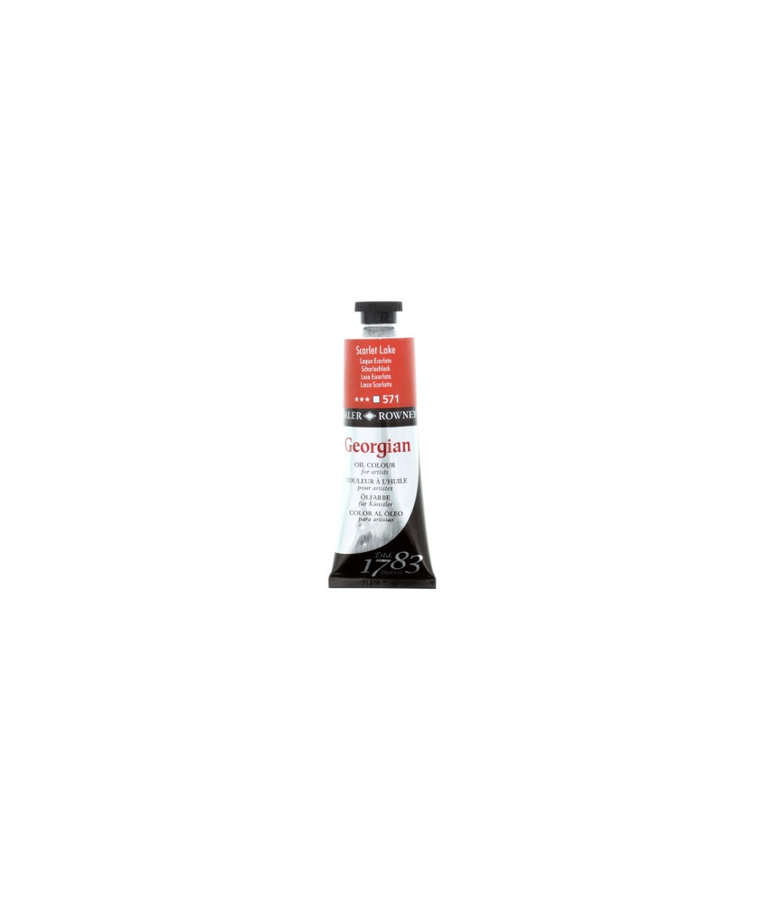 Daler Rowney Georgian Oil Colour 75ml Scarlet Lake 571