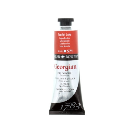 Daler Rowney Georgian Oil Colour 75ml Scarlet Lake 571