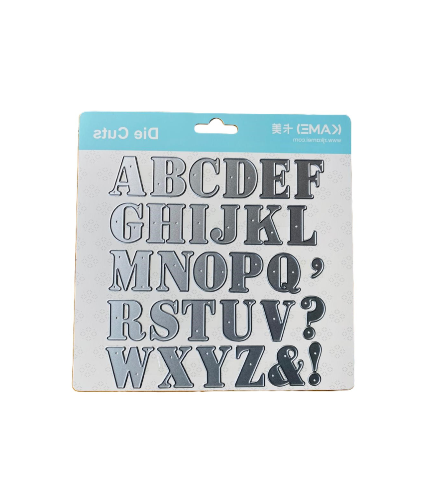Kamei Cutting Dies - Alphabet 23x30mm