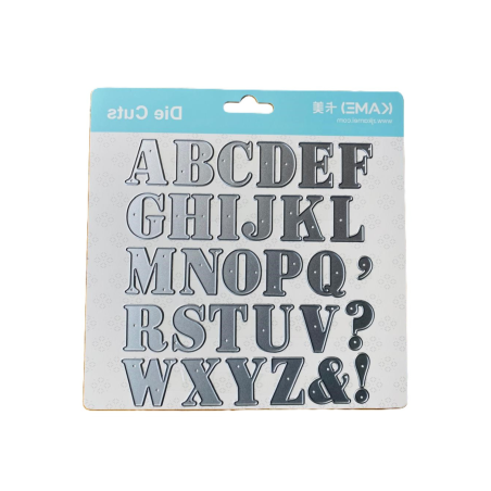 Kamei Cutting Dies - Alphabet 23x30mm