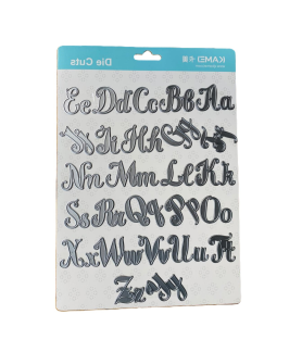 Kamei Cutting Dies Fancy Alphabet 290x180mm