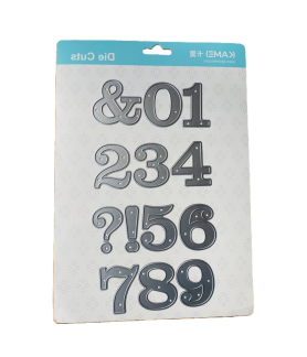 Kamei Cutting Dies - Numbers 45x50mm