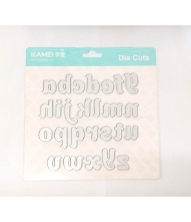 Kamei Cutting Die Lower Case Alphabet 167x 148mm