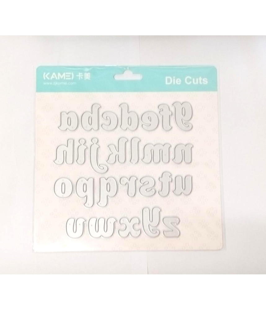 Kamei Cutting Die Lower Case Alphabet 167x 148mm